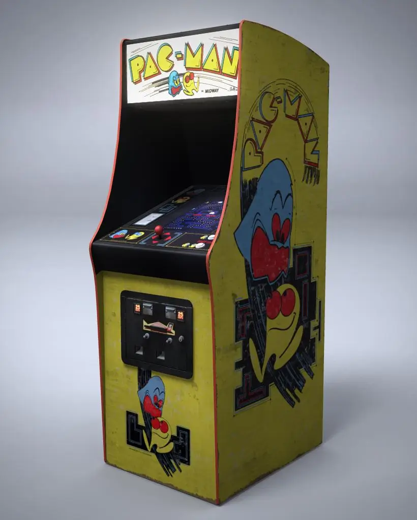 Pac-Man arcade cabinet